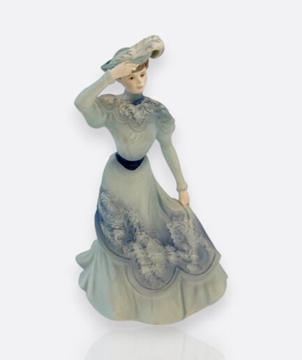 Coalport – Danbury Mint “Victoria” Porselen Figür (Elegant Ladies Collection, İngiltere)