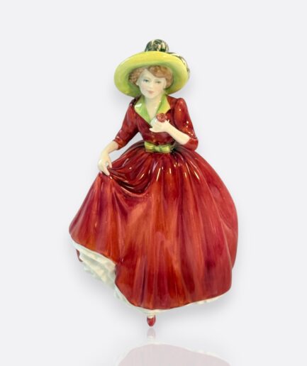 Royal Doulton “A Single Red Rose” Porselen Figüt HN 3376 – İngiltere, 1992
