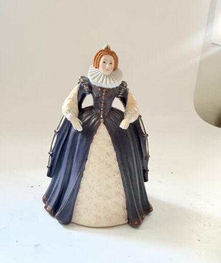 Franklin Porcelain – “Elizabeth I” Limited Edition (1984) – El Boyaması İnce Porselen Figürin